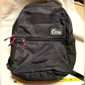 Black with Pink Zyia Backpack